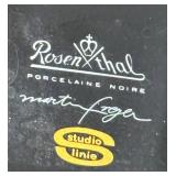 P - Rosenthal Studio-Line Vase - Porcelaine Noire