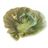 P - "Rhubarb" Large Signed Pottery Bowl