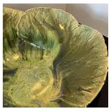 P - "Rhubarb" Large Signed Pottery Bowl