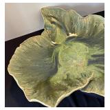 P - "Rhubarb" Large Signed Pottery Bowl
