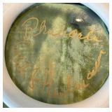 P - "Rhubarb" Large Signed Pottery Bowl