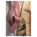 LR - Jerry Ott Two-Piece Painted Metal Abstract Art