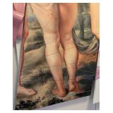 LR - Jerry Ott Two-Piece Painted Metal Abstract Art