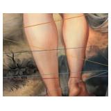 LR - Jerry Ott Two-Piece Painted Metal Abstract Art