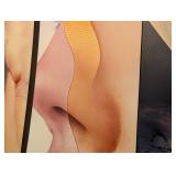 LR - Jerry Ott Two-Piece Painted Metal Abstract Art