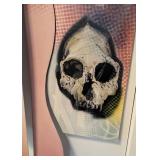 LR - Jerry Ott Two-Piece Painted Metal Abstract Art