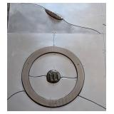 UL - Robert Lazzarini Large Signed Brutalist Metal Wall Hanging