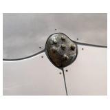 UL - Robert Lazzarini Large Signed Brutalist Metal Wall Hanging