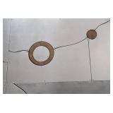 UL - Robert Lazzarini Large Signed Brutalist Metal Wall Hanging