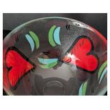 UL - Kosta Boda Ulrica Hand Painted Heart Bowl