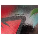 UL - Kosta Boda Ulrica Hand Painted Heart Bowl