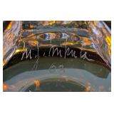 UL - Michael J. Mikula Art Glass Bottle,  Signed Base