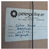 LB - Karl Gerstner Color Sounds Serigraph - 69/175 (Framed)