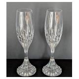 UL - Baccarat Massena Champagne Flutes - Pair