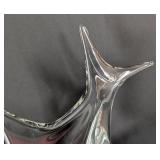 UL - Art Glass Angel Fish Sculpture