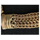 K - 14K Yellow Gold Link Bracelet