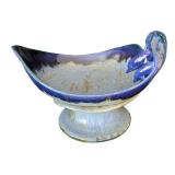 UL - Doug Wylie Dolphin Accent Pedestal Bowl - Very Large Ceramic Pedestal Bowl