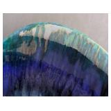 UL - Doug Wylie Dolphin Accent Pedestal Bowl - Very Large Ceramic Pedestal Bowl