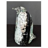 UL - Hokitika Glass Studio Penguin Figurine