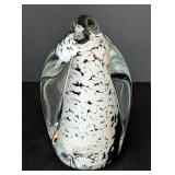 UL - Hokitika Glass Studio Penguin Figurine