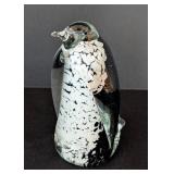 UL - Hokitika Glass Studio Penguin Figurine