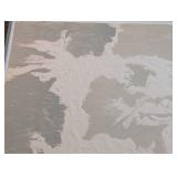 UL - Klaus Brill Fantasy Woodcut Print (46/250) - Framed