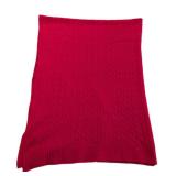 UL - Ralph Lauren Home 52x72 Red 100% Cashmere Throw Blanket