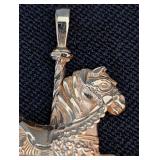 UL - 14K Yellow Gold Carousel Horse Pendant