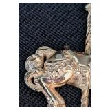 UL - 14K Yellow Gold Carousel Horse Pendant