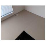 LB - Dark Gray L-Shaped Office Desk - 91 in L x 75 in W x 25 in D, 29 in H