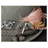 UL - Vintage Austrian Tyrolean Felt Hat - With Collectible Crest Pins