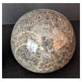 UL - Stone Paperweights - Pair of Polished Granite Spheres