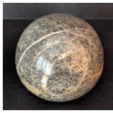 UL - Stone Paperweights - Pair of Polished Granite Spheres