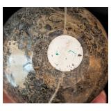 UL - Stone Paperweights - Pair of Polished Granite Spheres