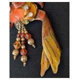 K - Vintage Lunch at the Ritz Bubbles and Goldie Enameled Earrings