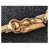 K - 14K Italy Yellow Gold Diamond Bracelet