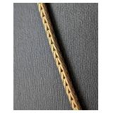 K - 14K Yellow Gold Bear Pendant on 20-Inch Chain