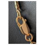 K - 14K Yellow Gold Bear Pendant on 20-Inch Chain