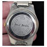 K - Paul Jardin Quartz Watch - 8 in Strap, 1.25 in Dia x 0.75 in Thick - Stainless Back