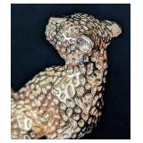 K - Christian Dior Leopard Brooch - Gold-Tone