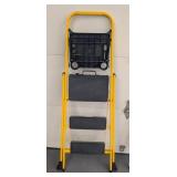 G - Step Ladders - Pair, Folding, Yellow & White
