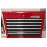 G - Craftsman 53in Tall Rolling Tool Chest - 28in W x 18in D - Includes Contents