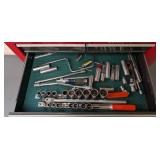 G - Craftsman 53in Tall Rolling Tool Chest - 28in W x 18in D - Includes Contents