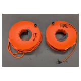 G - CordWheel 14 in. Size Extension Reel - Pair of Retractable Cords
