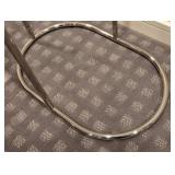 LLR - Glass Top Chrome Side Table