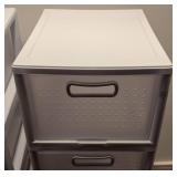 LB - 8-Pack Stackable Plastic Storage Containers - 14 in x 17 in x 9.5 in