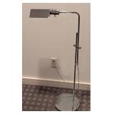 LB - Vintage Chrome Floor Lamp - Adjustable Height