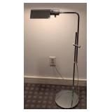 LB - Vintage Chrome Floor Lamp - Adjustable Height