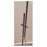 LB - Vintage Chrome Floor Lamp - Adjustable Height
