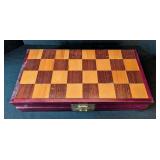 LB - Chinese Chess Set - Vintage Carved Wood